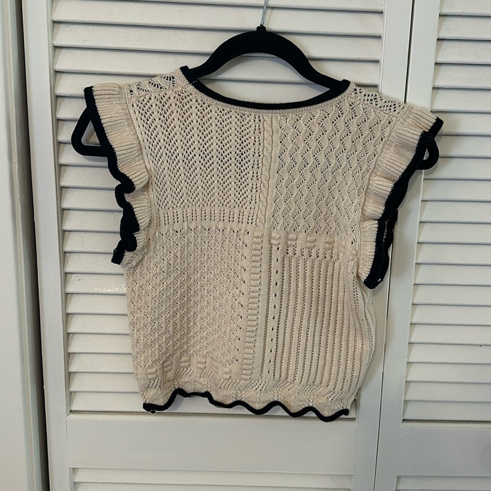 Adorable Crop Knit Top